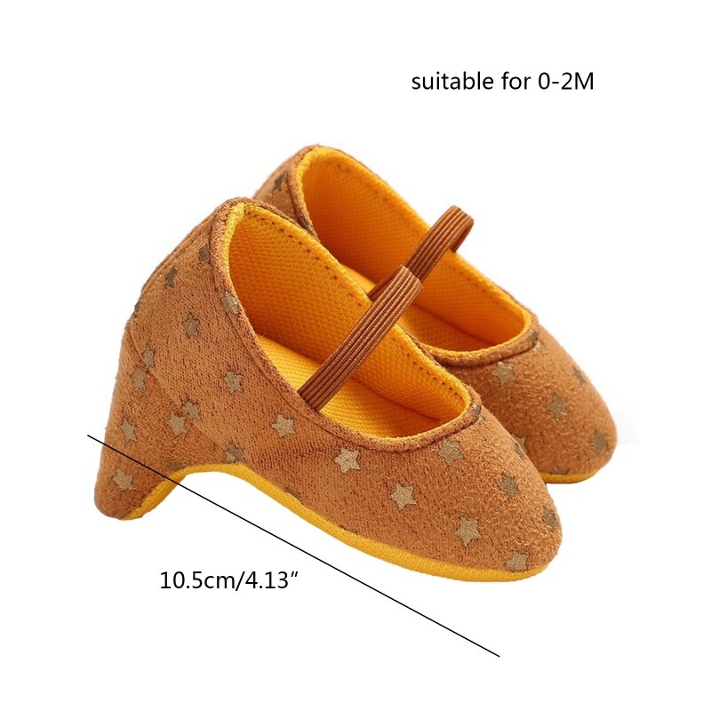 Zapatos tacón alto con lazo y suelas blandas para recién nacido, accesorios para fotos, Y55B, 1 par