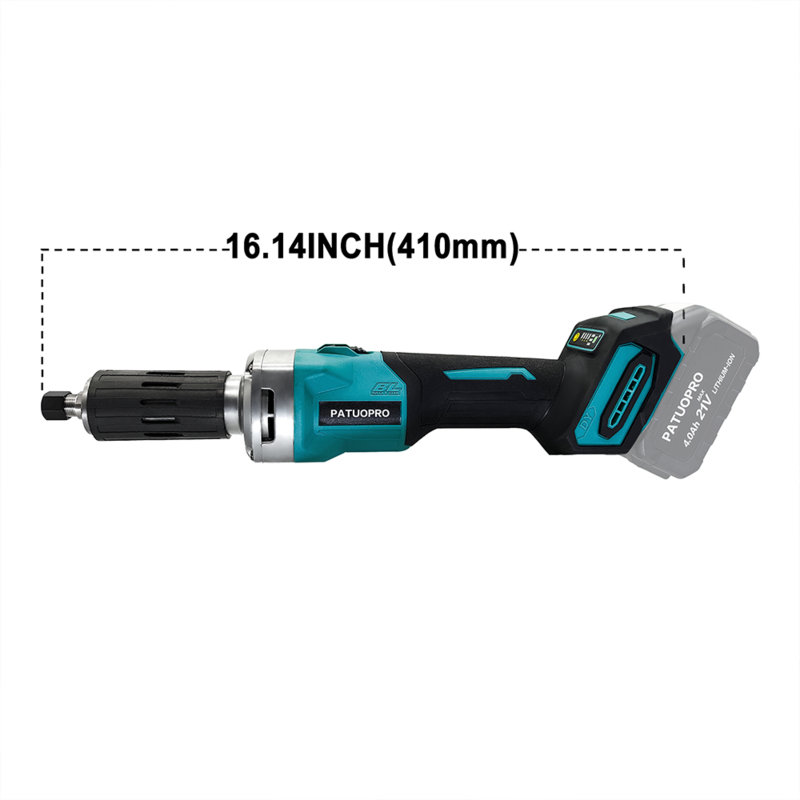 Electric Cordless Brushless Die Grinder 6mm Electric Engraving Tool Variable Speed Rotary Tools Fit Makita 18V Battery