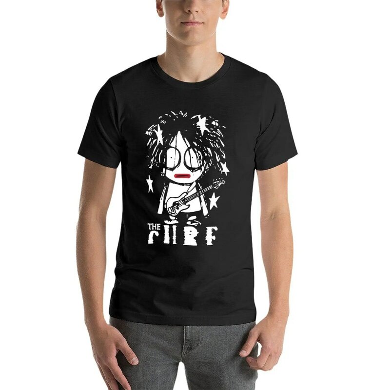 Camiseta dos homens The Cure-robert-Smith, tops bonitos, T-shirt