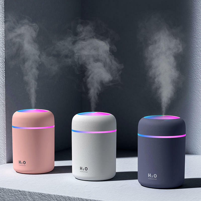 Xiaomi 300ml H2O umidificatore d'aria portatile Mini USB diffusore di aromi con nebbia fredda per camera da letto casa auto piante purificatore Humificador