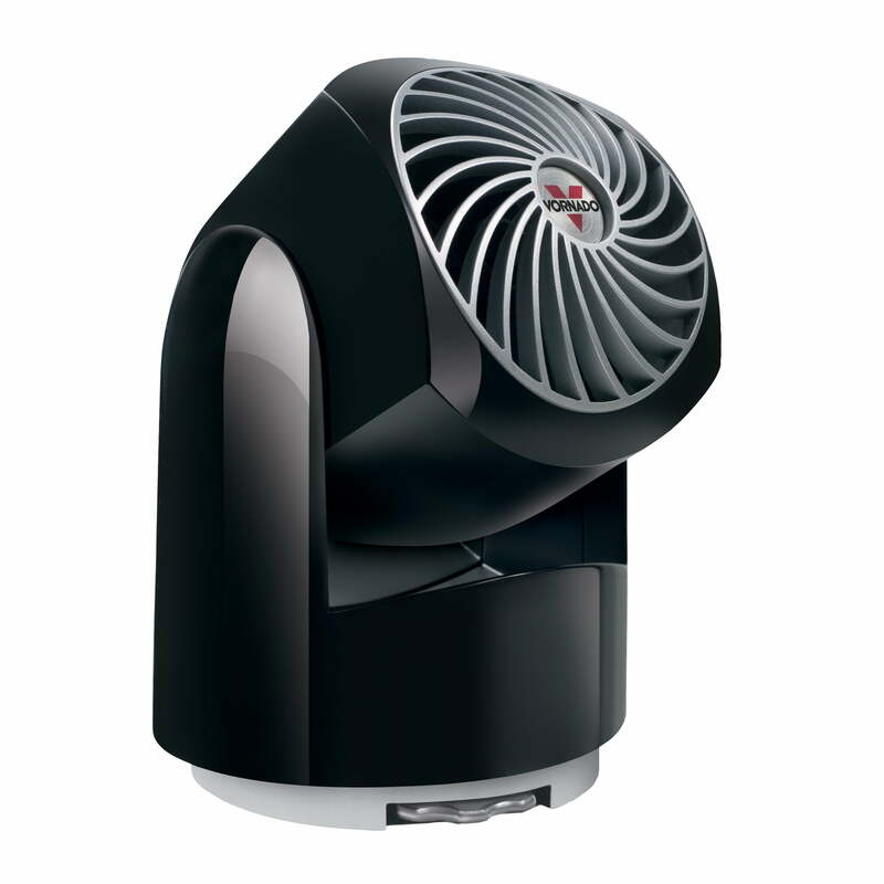 Vornado Flippi V8 개인 공기 순환기 선풍기, 저소음 작동, 블랙 2 속도 설정, 8.6 인치