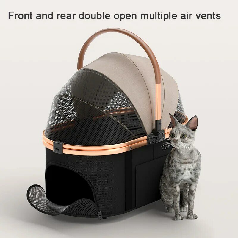 Bello Puppy Stroller Detachable Pet Stroller for Dogs Pet Carriers & Travel Products