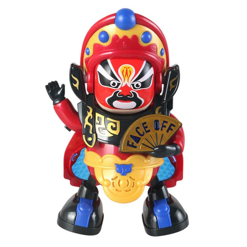Face Changing Robot Dolls Chinese Art of Face Changing Electric Children's Toys Traditional Chinese Toys Sichuan Opera Face