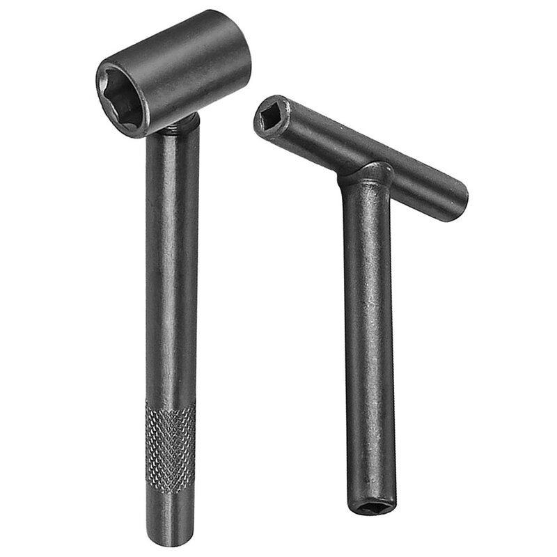 Hardware Spanner Wrench 2 Pcs Alloy Comfortable Grip Hexagonal Tool High Hardness Rustproof Square Tool Scooters