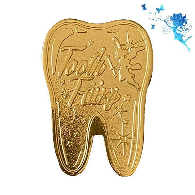 Commemorative Coin Creative Coin Creative Kids Home Decor Gold Tooth Coin For Home Tabletop Party Decorations