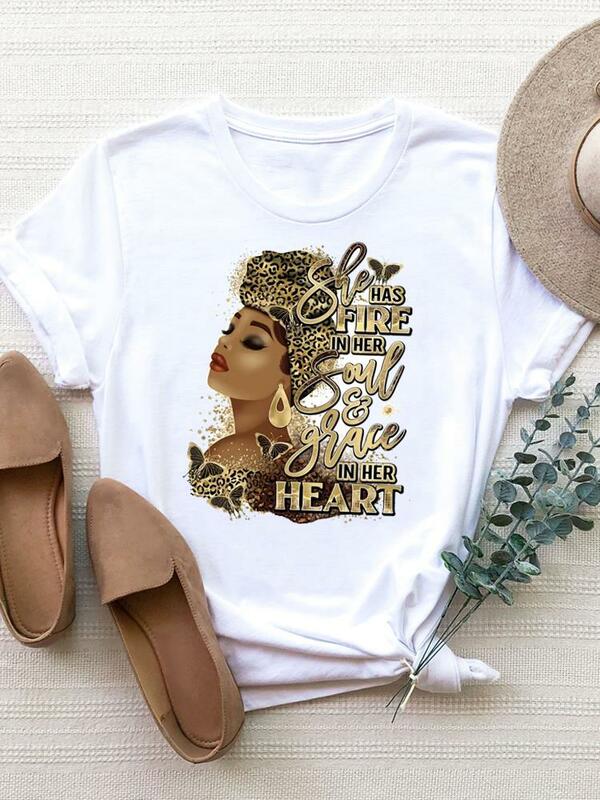 여성 패션 프린트 반팔 티셔츠, 사랑스러운 90 년대 귀여운 옷, 기본 그래픽 티셔츠