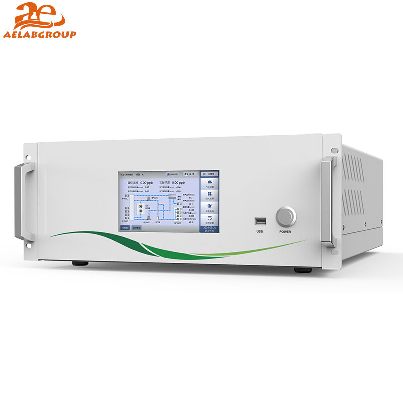AELAB Dynamic Gás Diluição Calibrador, Multi Point Calibrador, AQMS-200