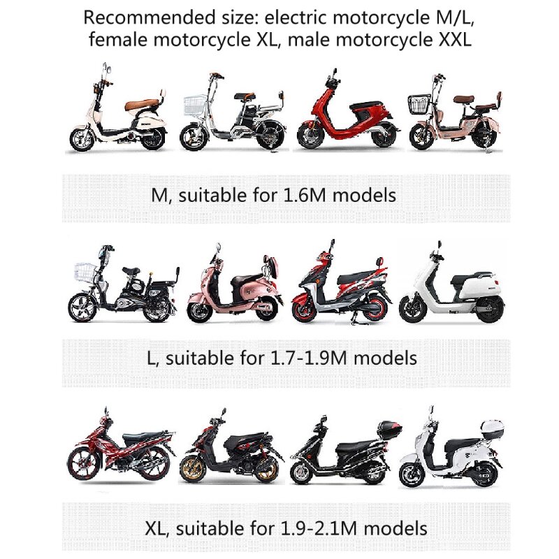 Мотоциклетный пылезащитный чехол, солнцезащитный чехол для электрических велосипедов, скутеров, утолщенный водонепроницаемый