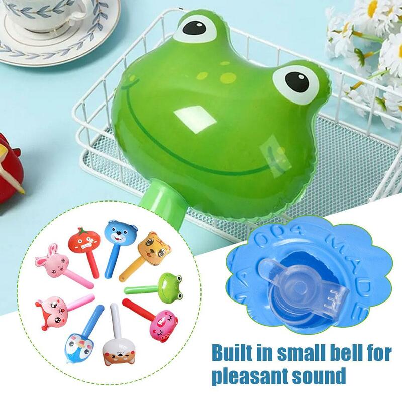 Martillo en forma de Animal suave para niños, juguetes inflables para bebés, campana inflable pequeña, regalo, gran oferta