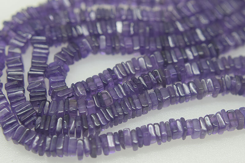 Фиолетовый Аметист квадратный 4,5-5 мм натуральный для изготовления ювелирных изделий ожерелье 40 см FPPJ оптовая продажа