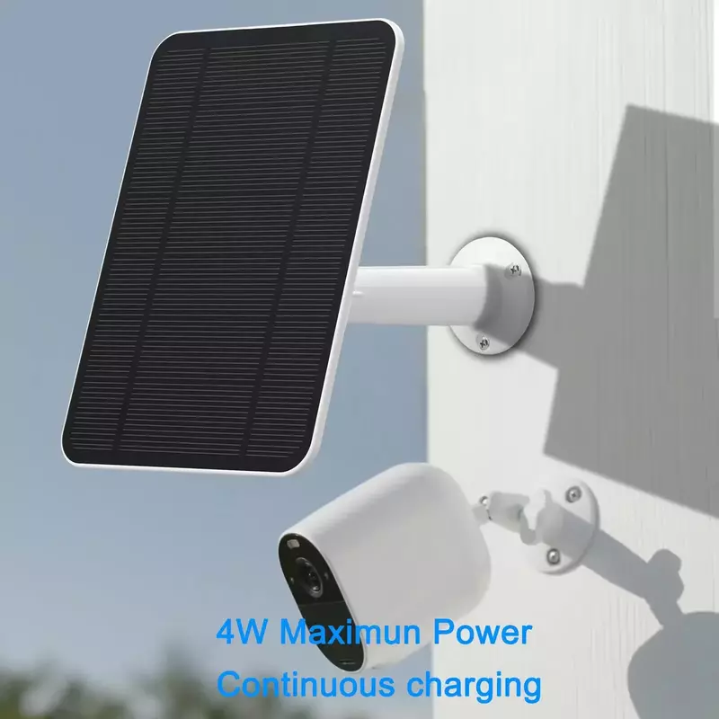 알로 필수 스포트 라이트/XL 스포트 라이트 케이블 마운트 (흰색) 에 대 한 4W 태양 전지 패널 충전