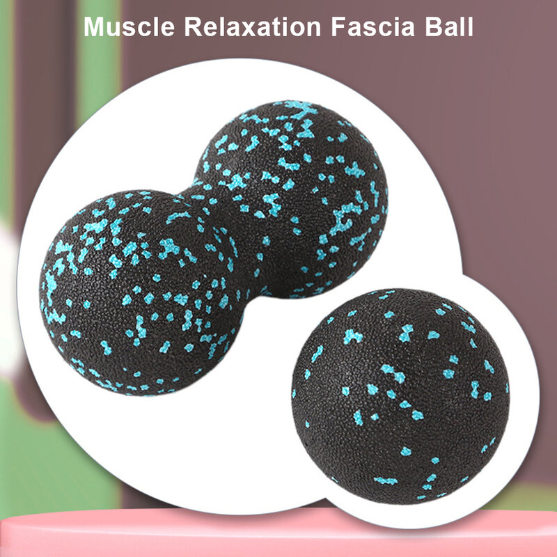 Portable EPP Peanut Massage Ball Relieve Fatigue Anytime Anywhere Multifunctional EPP Massage Ball Black + white