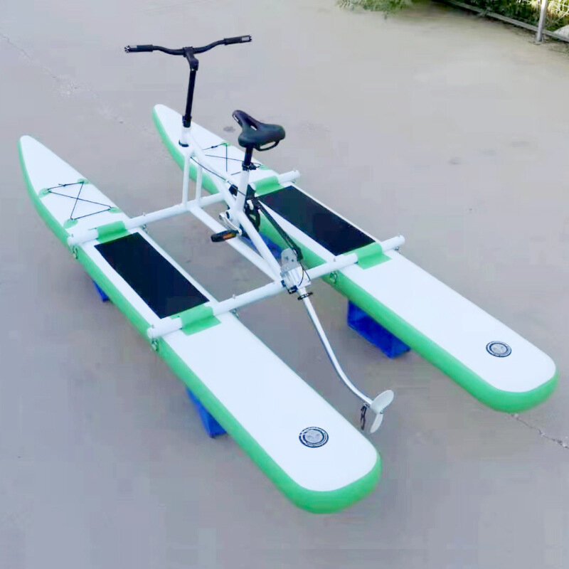 TBZ Bicycles Sea Water Bike Lake Bicycle Cycle Pedal Inflatable Float Water Bike for Sale New Product Light Weight Folding