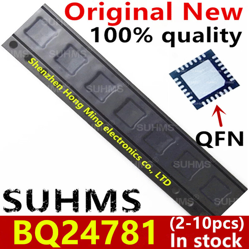 Conjunto de chips BQ24781RUYR BQ24781, kit de chips de QFN-28, 2 a 10 unidades, nuevo de 100%