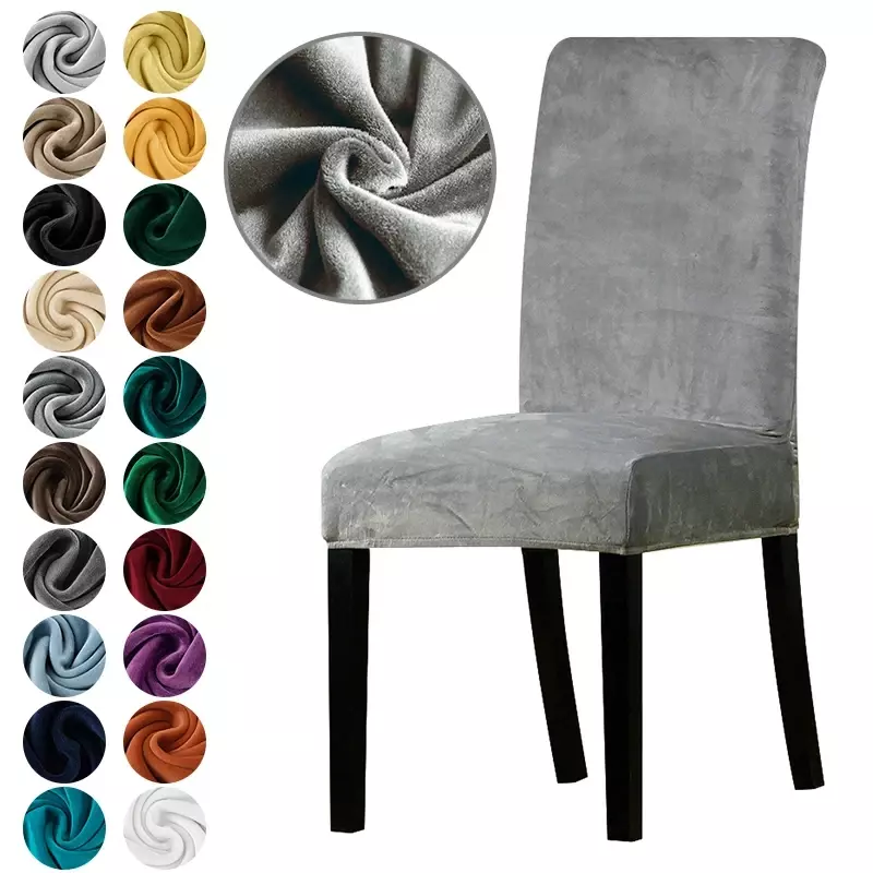 Stretch Chair Covers para Casa, Seat Case, Slipcovers para Sala de Jantar, Cheap, Tamanho Universal