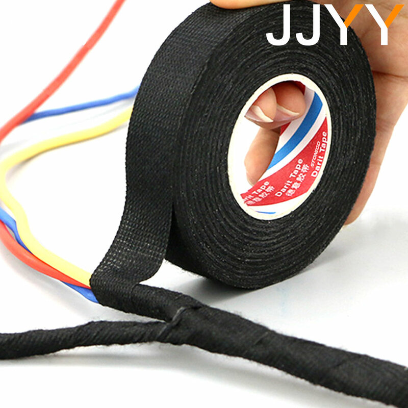 JJYY-Cinta de aislamiento eléctrico, arnés de cableado resistente al calor, paquete de PET, cinta ignífuga, ancho de 15mm x 15M, nuevo