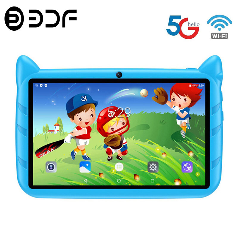 Tableta con WiFi 5G de 7 pulgadas, dispositivo con Chip MTK, cuatro núcleos, 4GB de RAM, 64GB de ROM, Android 9,0, compatible con Google Play, Bluetooth, Pc para niños, 4000mAh