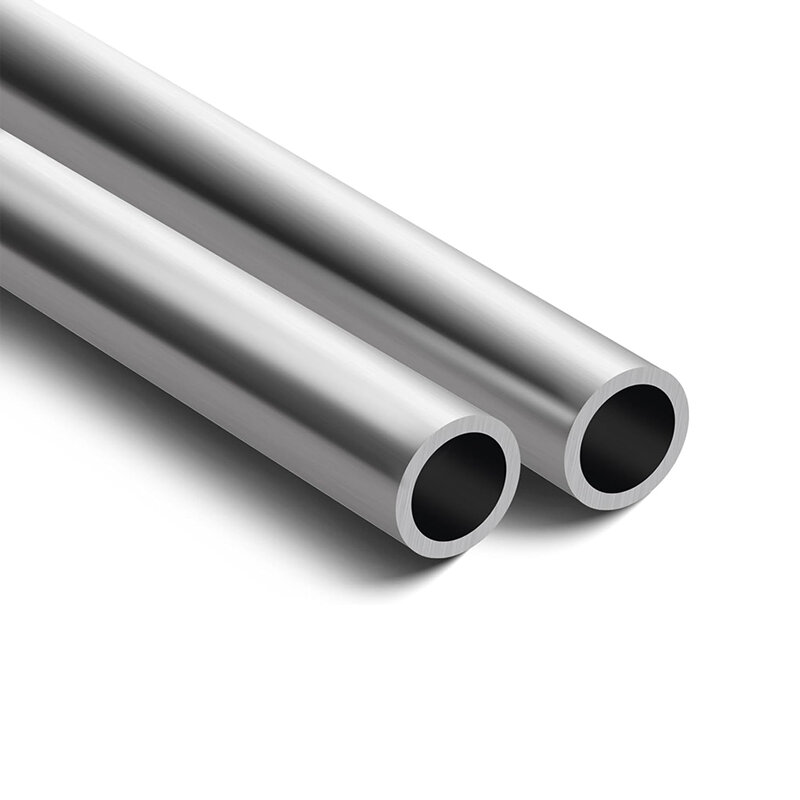 Tubo de aleación de aluminio 0,5, espesor de tubo de aluminio 200 ~ 3mm OD 5-20mm ID 3 ~ 18mm recto 500mm 6063mm de largo, redondo