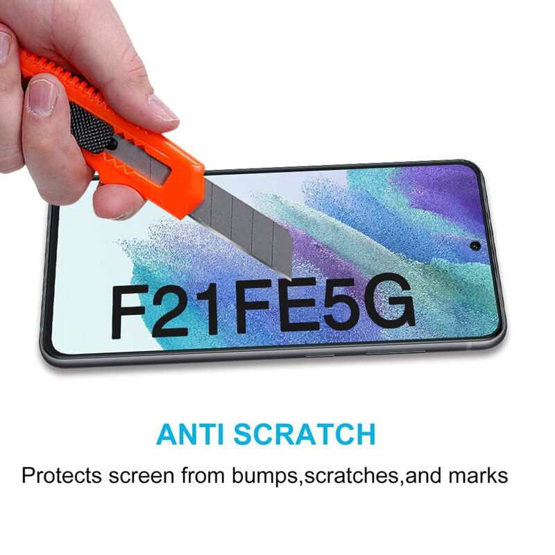 삼성 갤럭시 S21 FE 5G 스크린 보호대 강화 유리 필름, 0.2mm, 2 개, 4 개