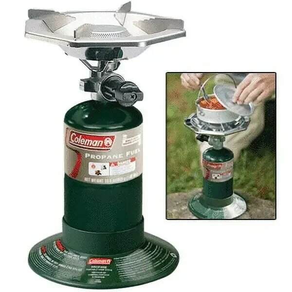 Gas Stove | Portable Bottletop 1 Burner Propane Camping Stove with Adjustable Burner