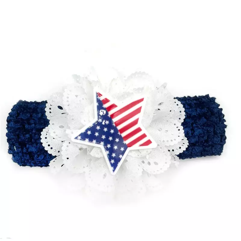 30pcs 4th of July Independence Day Dog Bowties with Elastic Band Small Middle Large US Flag Pattern Decorations Dog Bow Tie
