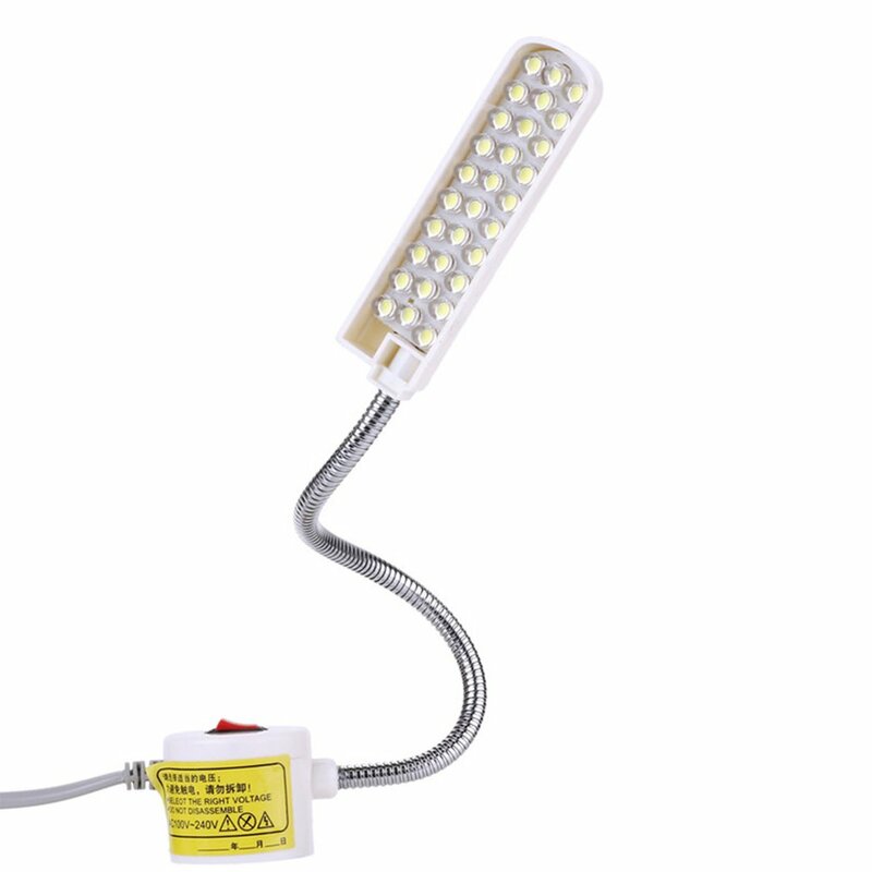 30 LED Industrial Sewing Machine Lighting Lamp Clothing Machine Accessories Work Light 360° Flexible Gooseneck