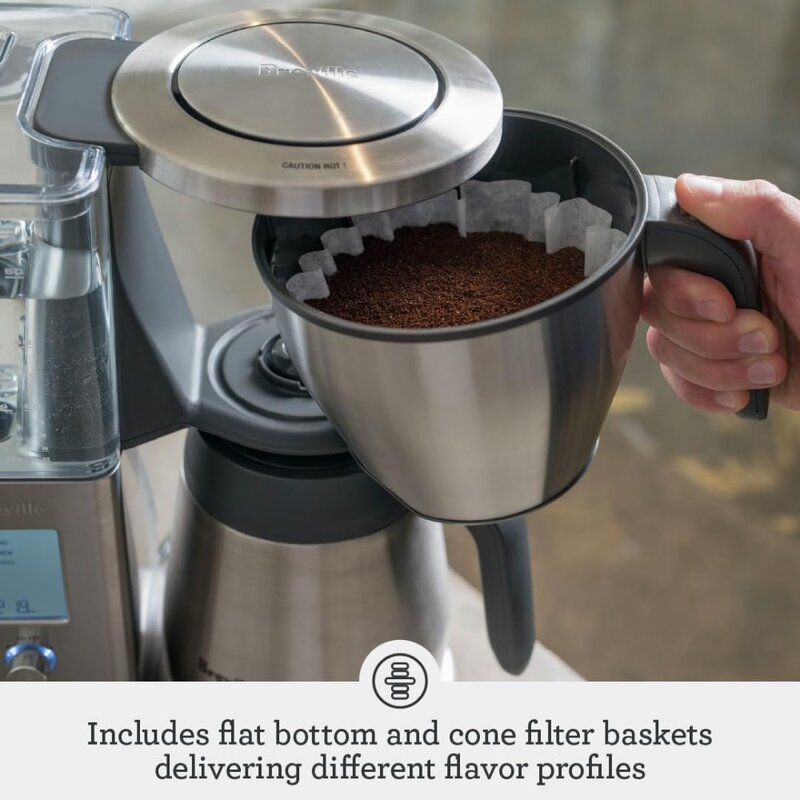 Breville Precision Brewer Drip Coffee Machine BDC450BSS, Thermal Carafe