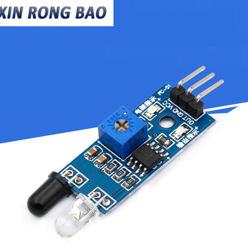 Electrónica inteligente para Arduino, módulo de Sensor de evitación de obstáculos, fotoeléctrico, reflectante, infrarrojo, 3 pines, bricolaje