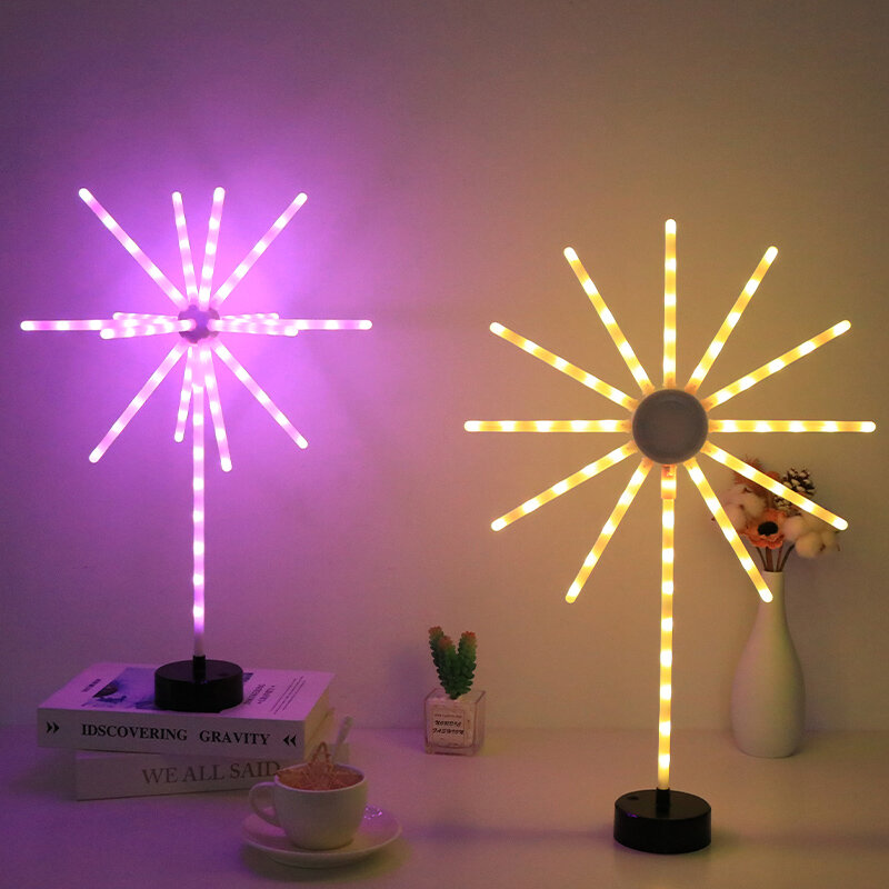 스마트 LED 야간 조명, 블루투스 앱 제어 램프, 벽난로 LED 조명, 야외 가정, 안뜰, 별장, 정원 파티 장식
