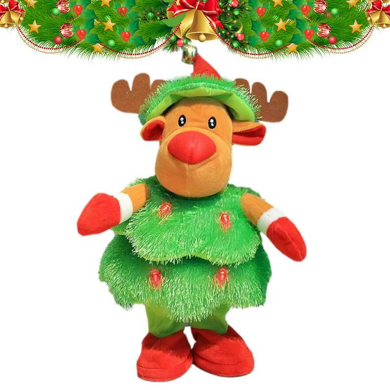 Pohon Natal elektrik, dekorasi pohon Natal anak, mainan pohon Natal menyanyi menari, 13.7 elektrik, menyenangkan