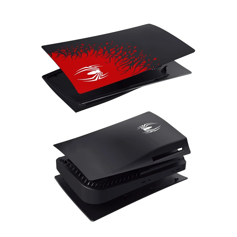 Accesorios de carcasa de repuesto ABS Premium para PS5, cubierta protectora, placa frontal dura, apta para Playstation 5, Spider Disc