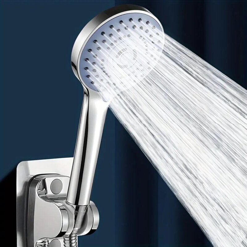 Zestaw rączka prysznica ciśnieniowy do łazienki akcesoria dysza prysznicowa dużej wydajności wody 5 modeli uniwersalna adaptacja oszczędza wodę