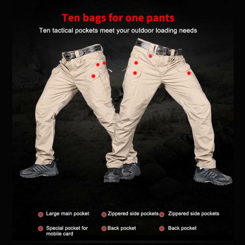 Tactical Pants Men Army Tactical Military Work Casual Trousers Jogger Sweatpants Streetwear Casual Hiking Camping Fishing Pants