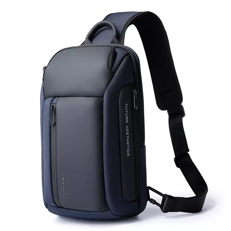 Chikage Simple Leisure Large Capacity Chest Bag Multi-function Portable Unisex Crossbody Bag High Quality Men's Shoulder Bag