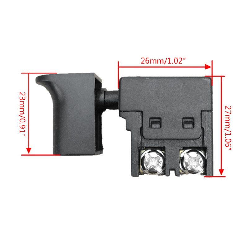 1 Pc Electric Drill Switch Speed Regulating Switch 250V Trigger Button Switch For Electric Drill Planer Power Tool Accessories