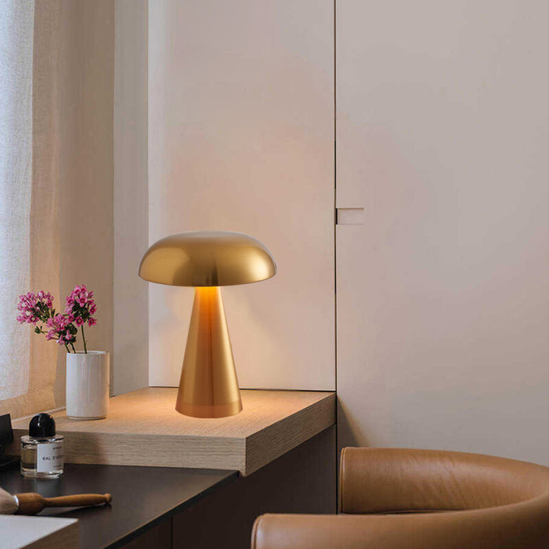 2023 nuova lampada lampade da tavolo a LED Touch Dimming ricaricabile ristorante comodino Decor dimmerabile decorazione camera da letto luci notturne