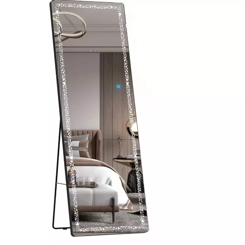 Mirror for Bedroom Wall Mounted Mirror Dimming and 3 Color Modes for Bedroom Free Shipping Full Body Living Room Furniture Home