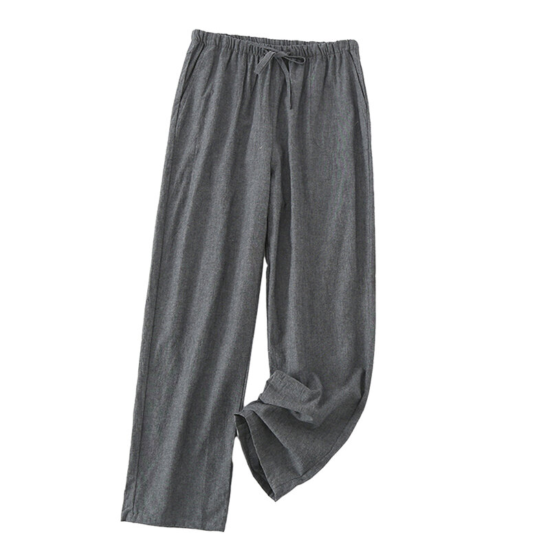Bramd-Pantalones largos deportivos para mujer, ropa de dormir cómoda de 1 piezas, drapeada, M-2XL, Color sólido, otoño