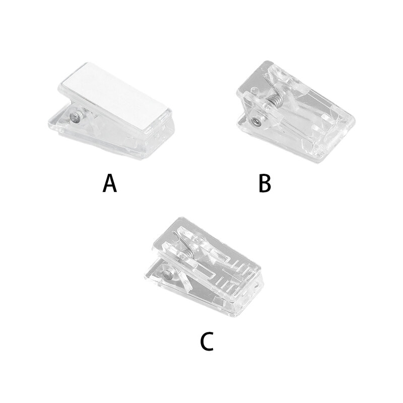 Accessori di fissaggio con morsetto per File riutilizzabili con Clip a molla da 15 pezzi senza