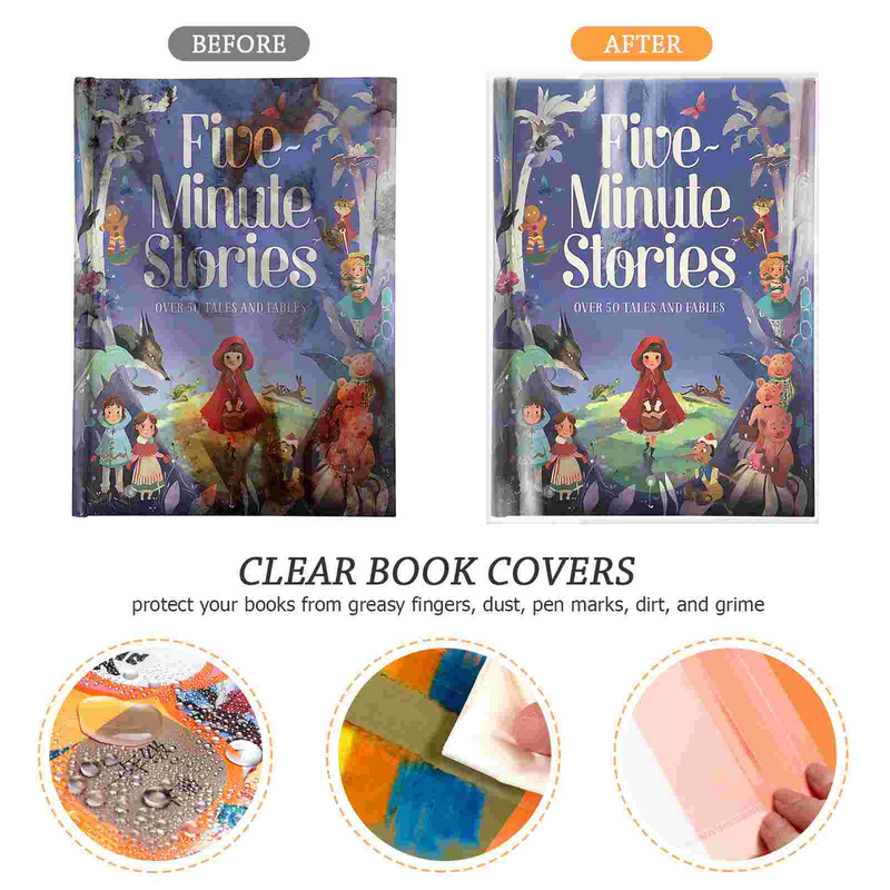 Textbook Proteção Covers, Reutilizáveis Capas De Livros, Transparente Capas De Livros, Slipcases À Prova D' Água