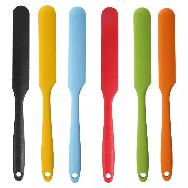 Силиконовый длинный скребок, цветной крем, длинный нож, скребок для изготовления тортов, маленькие аксессуары, инструменты для выпечки тортов