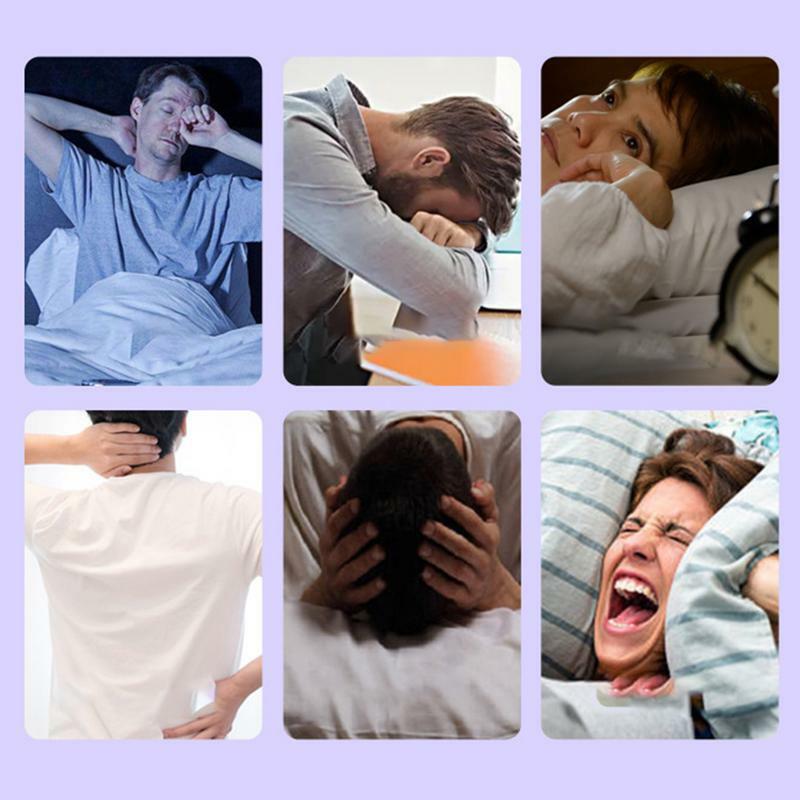 Remendos de ajuda ao sono para homens e mulheres, 7 remendos, suporte, artemísia natural, adesivo, não irritante