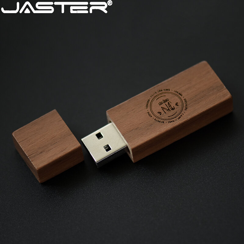 JASTER 128GB USB Flash Drive Free Custom Logo 64GB Pen Drives Maple Wood 32GB Memory Stick 16GB Bamboo U Disk Photography gift
