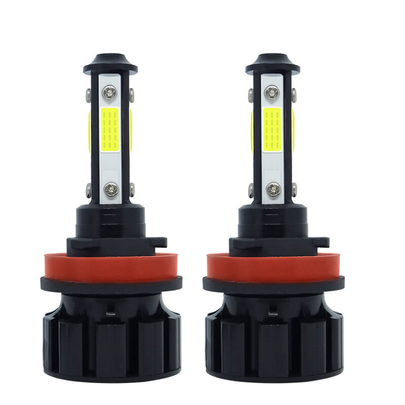 Bombillas LED para faros delanteros de coche, luces antiniebla automáticas de 20000LM, H7, H8, H9, H11, 9005, HB3, 9006, HB4, 6000K, 8000K, 12V, 24V, 2 uds.