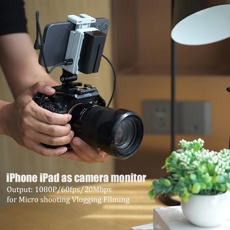 Accsoon Lijkt Hdmi USB-C Videobewaking Voor Iphone Ipad 1080P @ 60fps Video-Uitgang Rtmp Live Streaming Real-Time Monitor