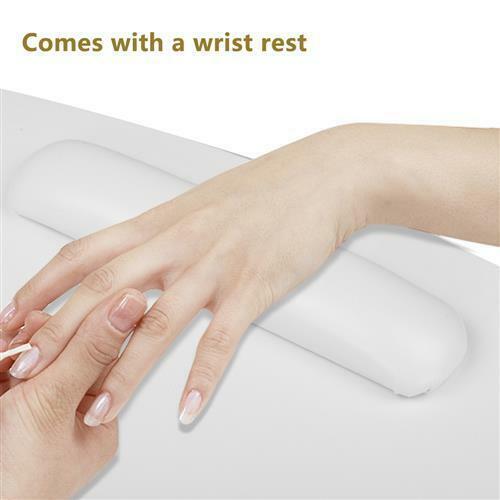 New Manicure Nail Table Beauty Salon Acetone Resistant Station Desk White