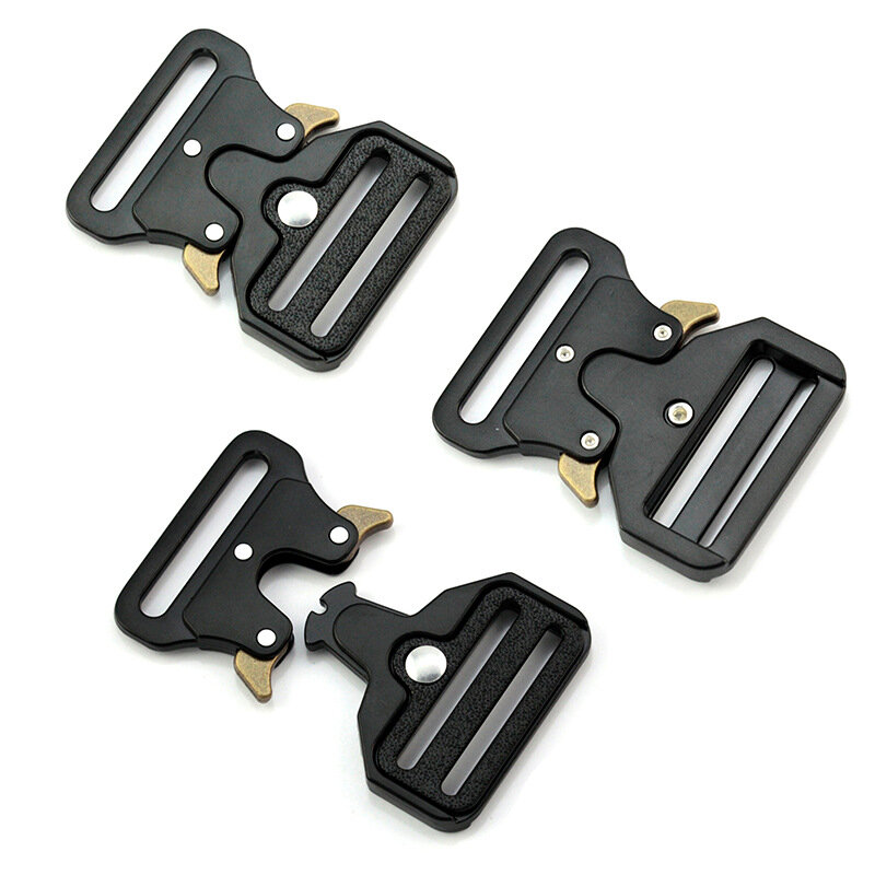 Hebillas de cinturón de aleación de metal de liberación rápida personalizadas, hebillas de cinturón de alta resistencia, 10 piezas, 39mm