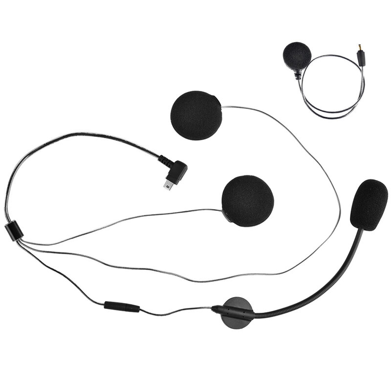 Fodsports-peças para intercomunicação para capacete, acessórios sem fio, bluetooth, headset, alto-falante, microfone macio e duro