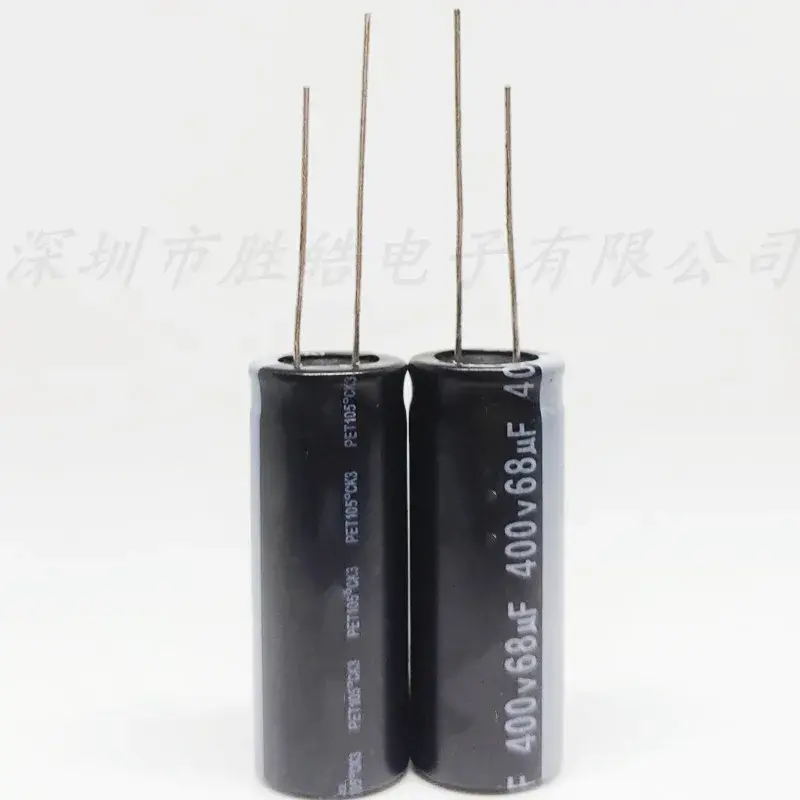Condensadores electrolíticos de aluminio, alta calidad, volumen de 400V 68UF, 16x25mm, 5 piezas