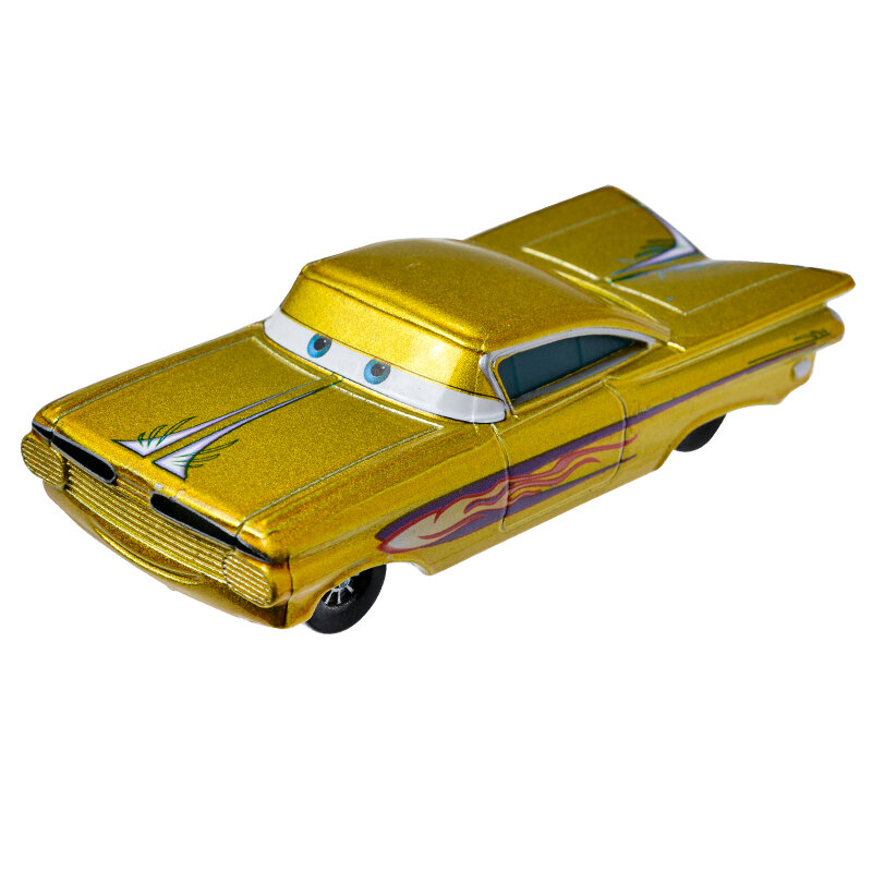 Disney Pixar Cars 3 Lightning McQueen Shif Well Purple Ramone 1:55 Diecast Mobil Logam Campuran Mainan Model untuk Hadiah Ulang Tahun Anak Laki-laki